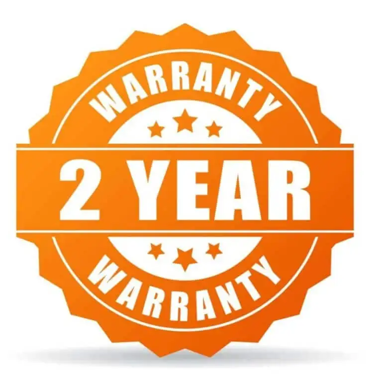 Warranty 2 years