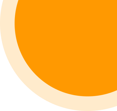 Orange decorative ellipse