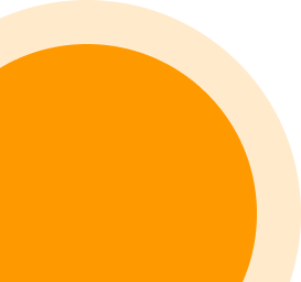 Orange decorative ellipse