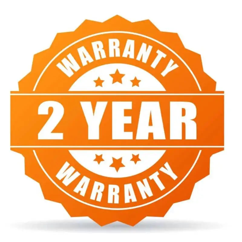 Warranty 2 years