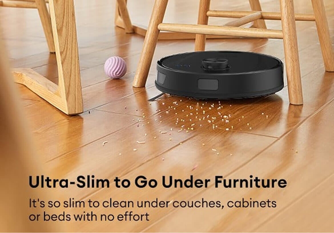 Ultra-slim to go under furniture