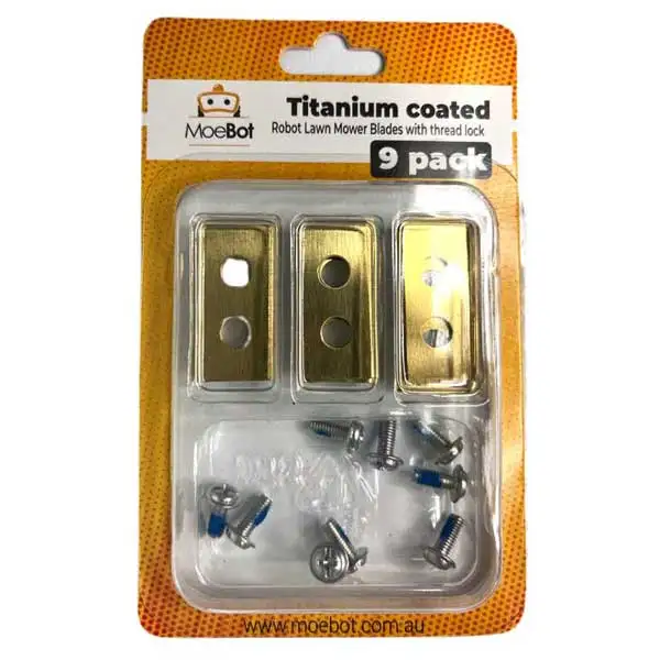 Replacement blade set MoeBot S5 | S10 Robot Mower (pack of 9)